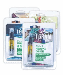 Buy BC Vapes THC Distillate Cartridges 1.1G THC