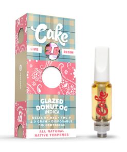 Cake Cold Pack Live Resin Glazed Donut OG Cartridge - 2000mg