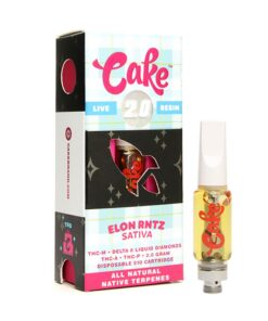 Cake TKO THC-A + Delta 8 Elon Runtz Cartridge - 2000mg