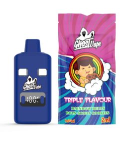 Buy Ghost Vape – Rainbow Belts / Boys Scout Cookies – 2000mg (1g/ 1g ) THC VAPE