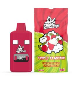 Buy Ghost Vape – Lychee Dream / Galactic Gas – 2000mg (1g/ 1g ) THC VAPE