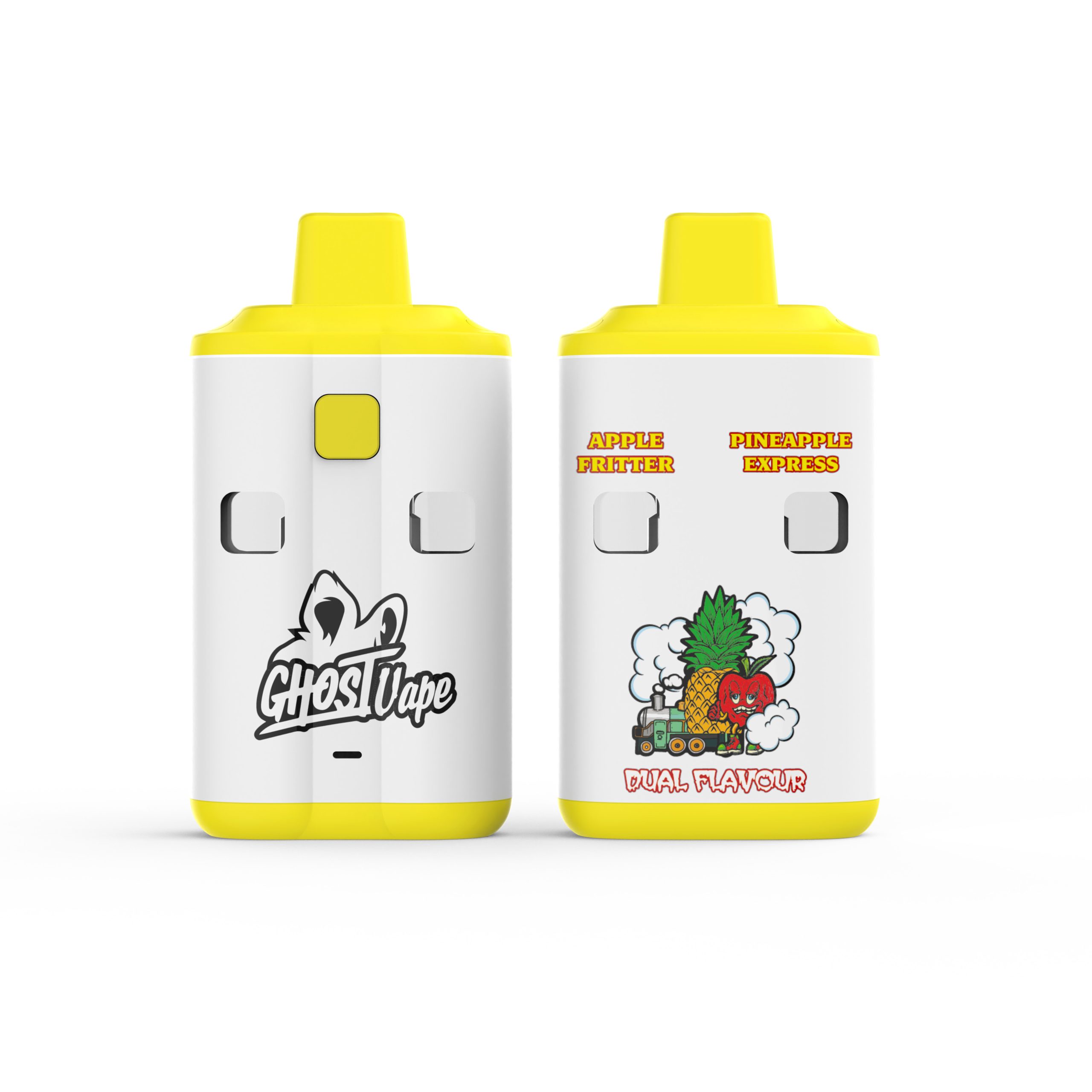 Buy Ghost Vape – Apple Fritter / Pineapple Express – 6000mg (3g/3g) THC VAPE - Image 2