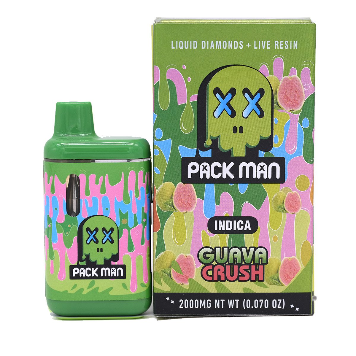 Buy Pack Man Guava Crush 2000mg