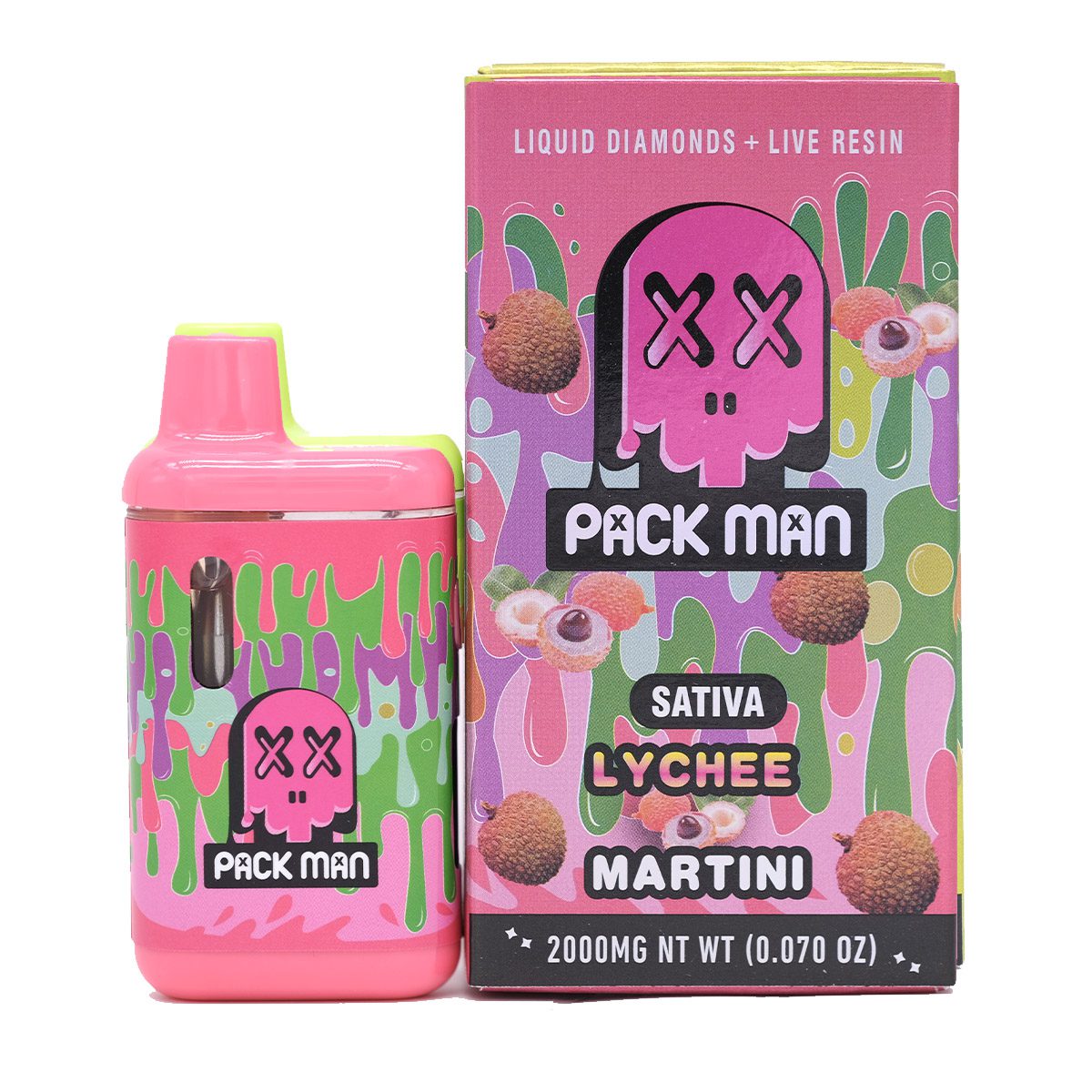 Buy Pack Man Lychee 2000mg