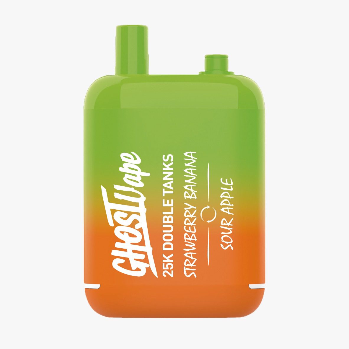 Buy Ghost Vape – Strawberry Banana/Sour Apple – Nicotine Vape